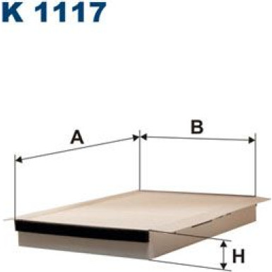 FILTRON Filter, Innenraumluft | K 1117