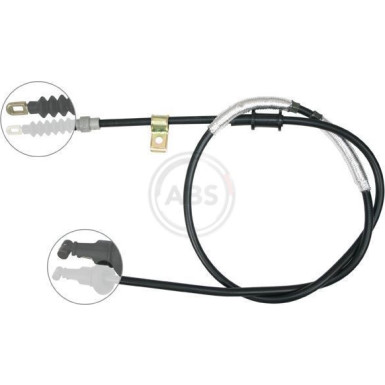 A.B.S. Handbremsseil Seilzug Festellbremse K16648