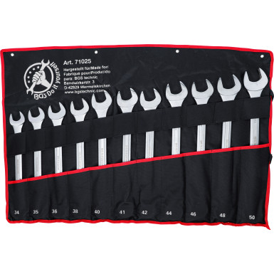 BGS Maul-Ringschlüssel-Satz | XXL | SW 34 - 50 mm | 11-tlg | 71025