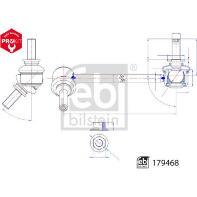 Stabilisator VA re (OE) | TESLA Model 3 17 | 179468