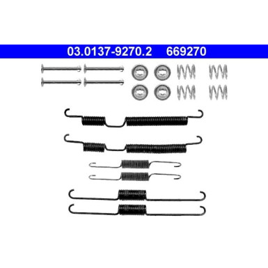 03.0137-9270.2 Zubehörsatz, Bremsbacken 03.0137-9270.2 Zubehörsatz, Bremsbacken