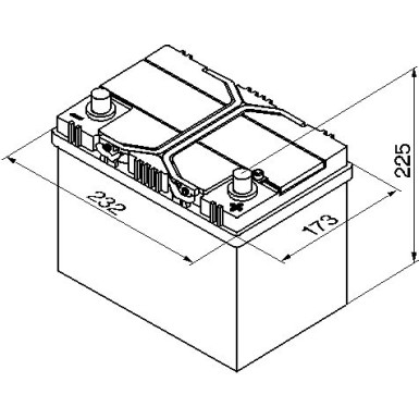 S4 024 BOSCH | PKW-Batterie | 12V 60Ah 540A | 0 092 S40 240