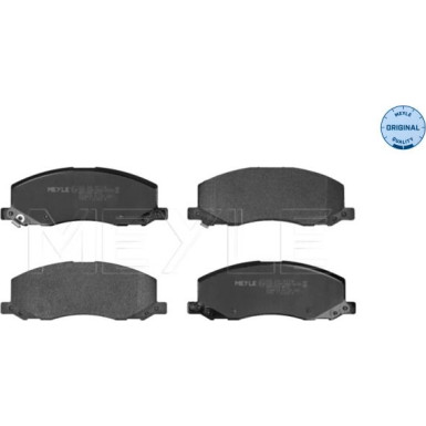 025 244 1817/W Bremsbelagsatz, Scheibenbremse MEYLE-ORIGINAL: True to OE.