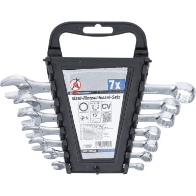 BGS Maul-Ringschlüssel-Satz SW 6 - 17 mm 7-tlg BGS Do it yourself 30035