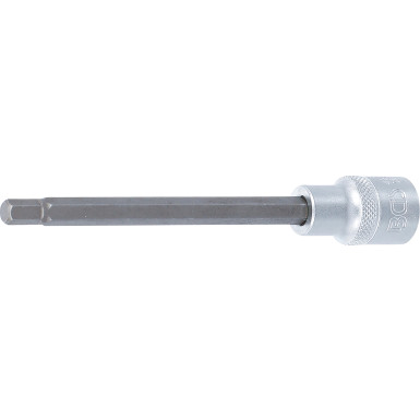 BGS Bit-Einsatz | Länge 140 mm | Antrieb Innenvierkant 12,5 mm (1/2"""") | Innensechskant 7 mm | 4217