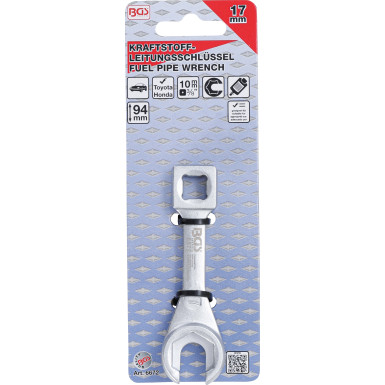 BGS Kraftstoff-Leitungsschlüssel | für Toyota & Honda | 17 mm | 6672