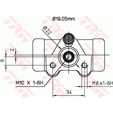 Radbremszylinder | BWD127