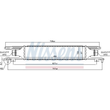 Ladeluftkühler PKW | OPEL CORSA D 1,3CDTi 7,06 | 96589