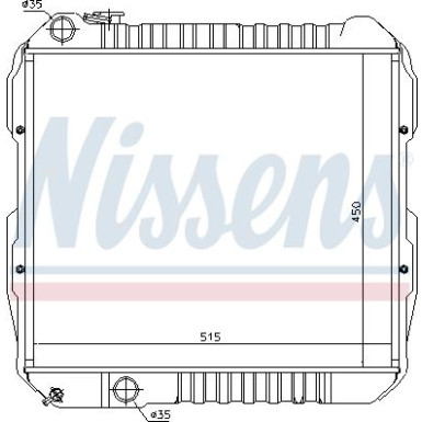 Wasserkühler PKW | TOYOTA Hilux, VW Taro | 64845