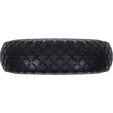 BGS Rad für Sackkarren/Bollerwagen PU, rot/schwarz 260 mm BGS Do it yourself 80650