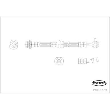 19036379 Bremsschlauch
