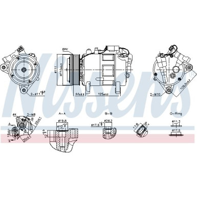 Kompressor PKW BMW 1,2,X1,X2,MINI 13 FIRST FIT 891148