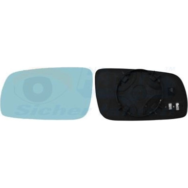 Spiegelglas, Außenspiegel Audi A4(B5) plan 17cm OE 4B0857535 HAGUS 323835