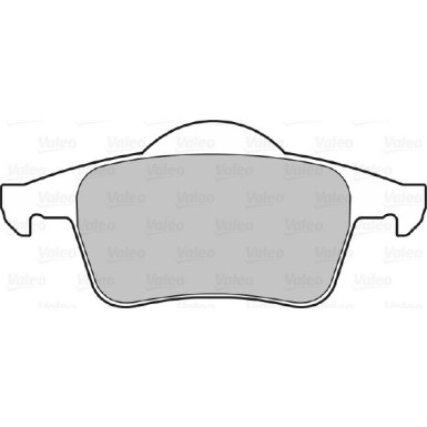 VALEO Bremsbeläge 598480