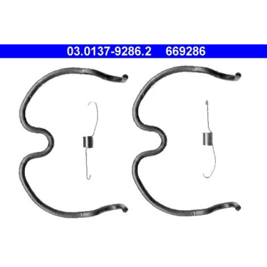 ATE Zubehör, Bremsbacken 03.0137-9286.2
