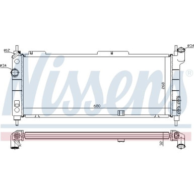 Wasserkühler PKW | OPEL Corsa B | 63254A