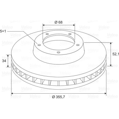VALEO Bremsscheibe 197743