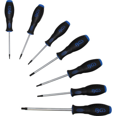 BGS Schraubendreher-Satz | T-Profil (für Torx) | T10 - T40 | 7-tlg | 7846