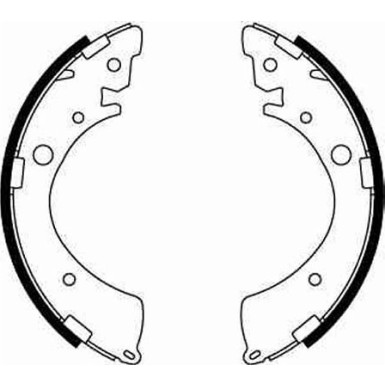 86 461 008 Bremsbacken | HONDA Accord,Civic,HR-V 82 | GS8245
