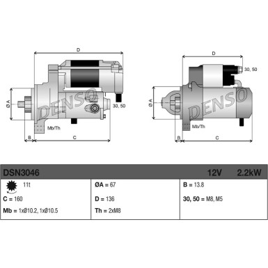 Denso | Starter Denso | Starter