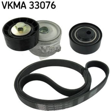 SKF Keilrippenriemensatz VKMA 33076 SKF Keilrippenriemensatz VKMA 33076