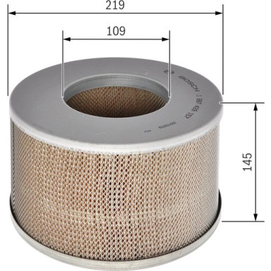 Luftfilter | TOYOTA,HINO,DAIHATSU | 1987429157