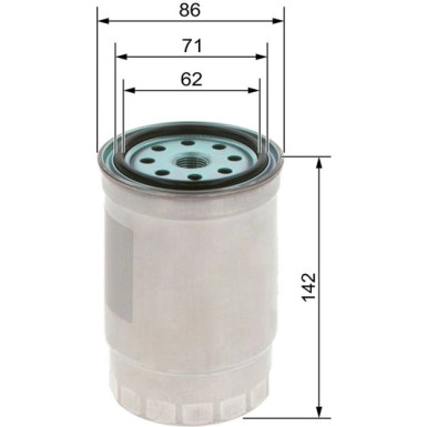 Kraftstofffilter | KIA,HYUNDAI | 1457434511