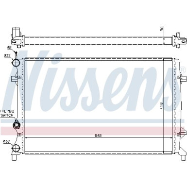 Wasserkühler PKW | VW JETTA 2.0I 11 | 65296