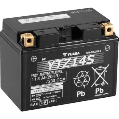 Yuasa HP MF VRLA Batterie | versiegelt | YTZ14S -Y