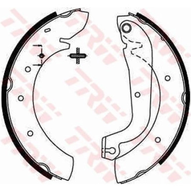 GS8207 Bremsbackensatz GS8207 Bremsbackensatz