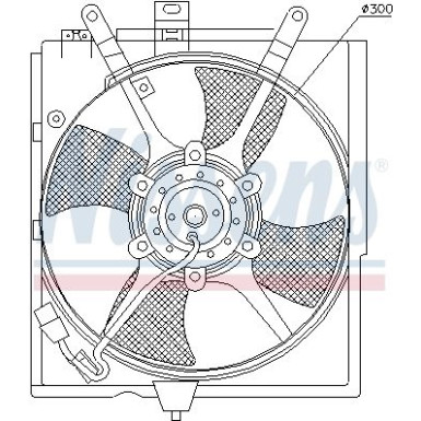 Kühlerlüfter PKW | VOLVO S/V40 1,6-2,0 95-99 | 85298
