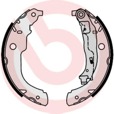Bremsbackensatz HA CITROEN C3 PEUGEOT 207 07-15 ESSENTIAL LINE S 61 528