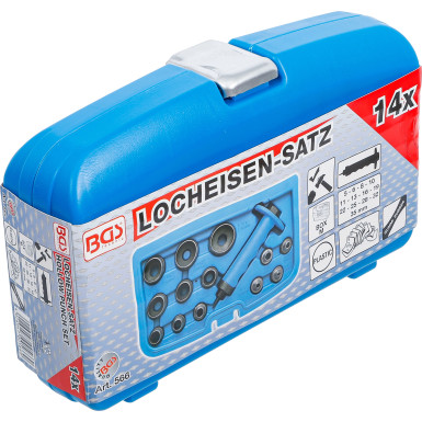 BGS Locheisen-Satz | 5 - 35 mm | 14-tlg | 566