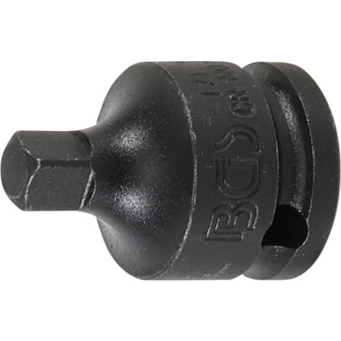 BGS Kraft-Steckschlüssel-Adapter | Innenvierkant 10 mm (3/8"""") - Außenvierkant 6,3 mm (1/4"""") | 171