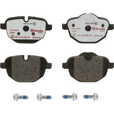 BREMBO Bremsklötze Xtra HA | BMW 5, 6, 7, i8, iX3, X3, X4, X5 09 | P 06 064X BREMBO Bremsklötze Xtra HA | BMW 5, 6, 7, i8, iX3, X3, X4, X5 09 | P 06 064X