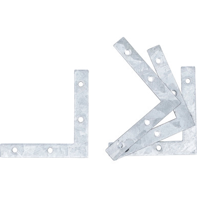 BGS L-Winkel 75 x 75 x 12 mm 4-tlg BGS Do it yourself 80921