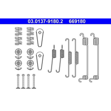 ATE Zubehör, Bremsbacken 03.0137-9180.2
