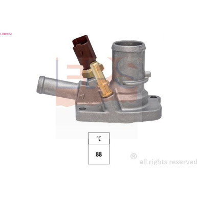 EPS Thermostat 1.880.672 Made in Italy - OE Equivalent