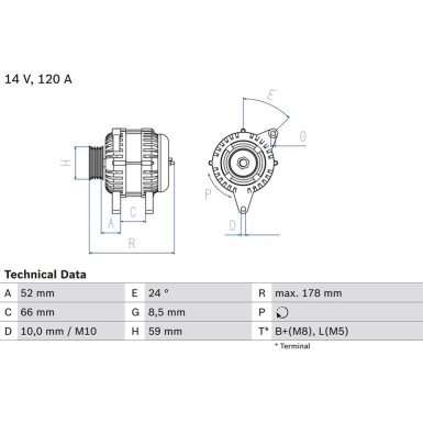 Lichtmaschine | CITROEN | 0 986 049 061
