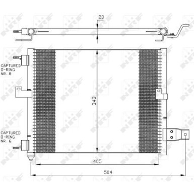 Kondensator, Klimaanlage EASY FIT 35360