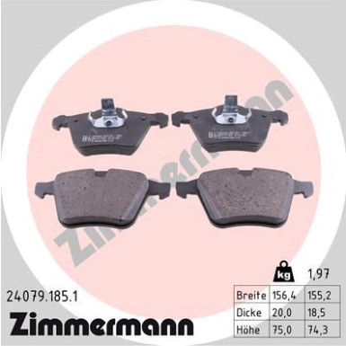 ZIMMERMANN Bremsbeläge ZIMMERMANN Bremsbeläge