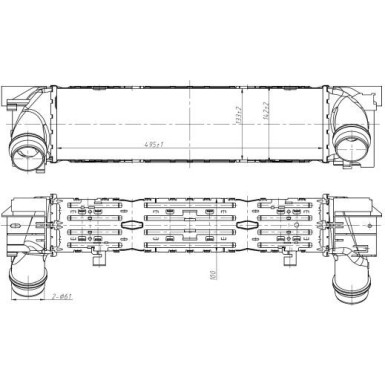 NRF Ladeluftkühler 309097