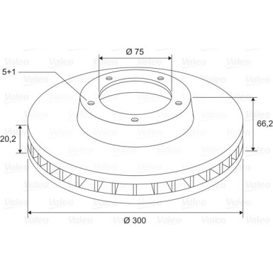 VALEO Bremsscheibe 197786
