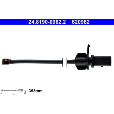 24.8190-0962.2 Warnkontakt, Bremsbelagverschleiß