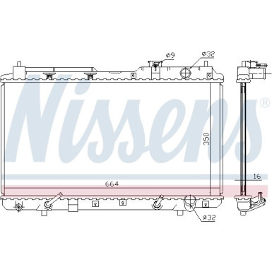Wasserkühler PKW | HONDA CRV 2,0i 95-02 | 681021