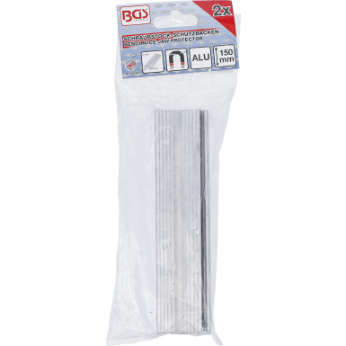 BGS Schraubstock-Schutzbacken | Aluminium | Breite 150 mm | 2-tlg | 9283