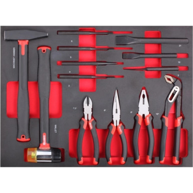 Rooks STEEL GARAGE Werkzeugschrank – Mit 150 Werkzeugen