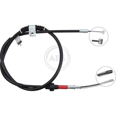 A.B.S. Handbremsseil Seilzug Festellbremse K12089 A.B.S. Handbremsseil Seilzug Festellbremse K12089