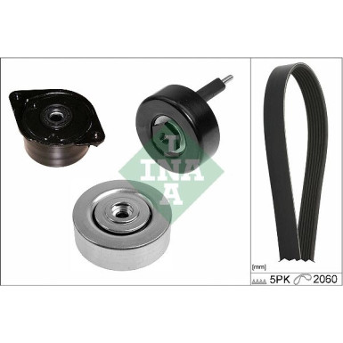 INA Keilrippenriemensatz 529 0414 10