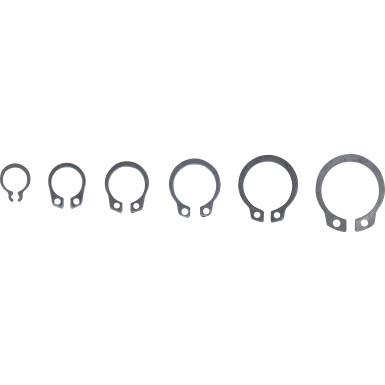 BGS Außen-Seegerring-Sortiment (Sprengringe) Ø 8 - 19 mm 78-tlg BGS Do it yourself 88168